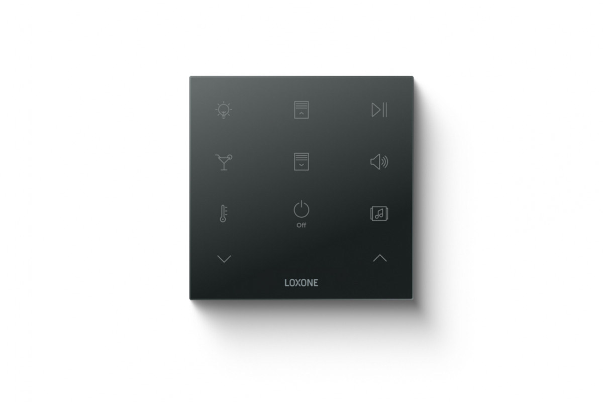 Loxone Touch Pure Flex Standard Audio Tree Anthrazit Gen. 1 Auslaufmodell
