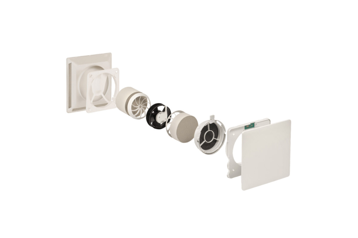 Loxone Leaf 1 Air Set, Lüftungsgerät in der Übersicht