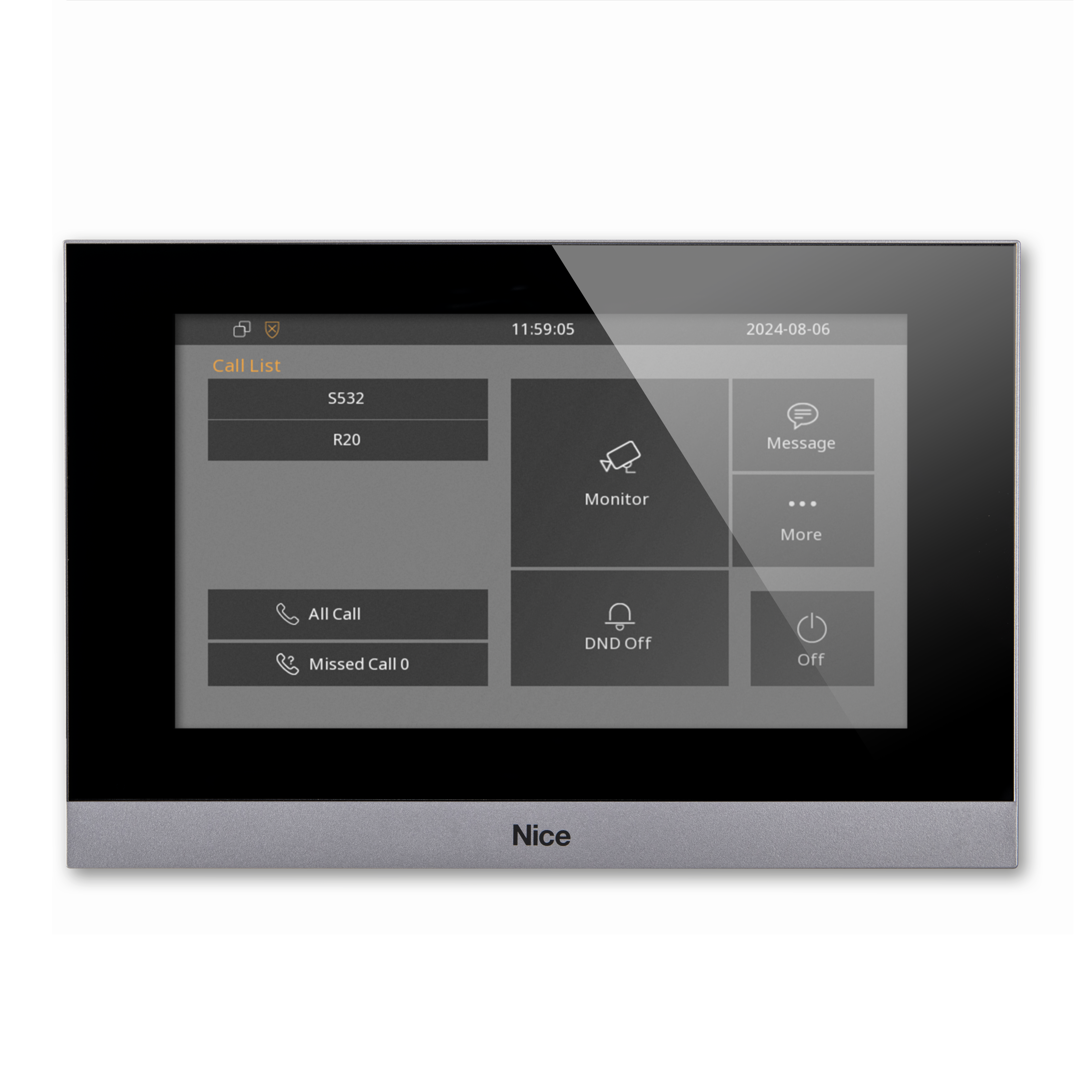Nice MyBell IP Innenmonitor Basic 7 Zoll mit Touchscreen