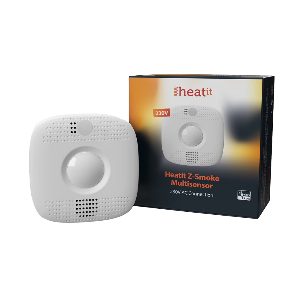 Heatit Z-Smoke Multisensor 230V weiß