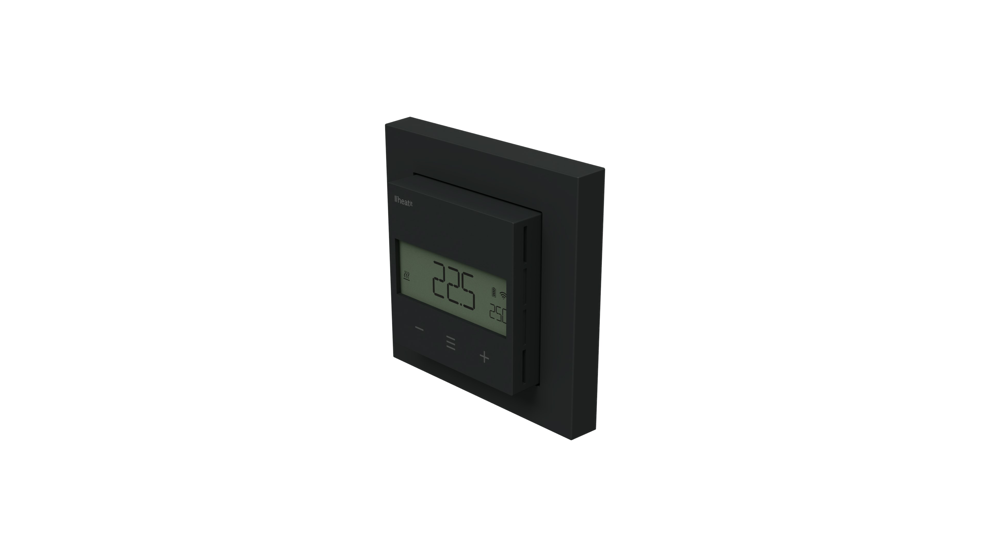 Heatit Z-Temp3 Schwarz matt
