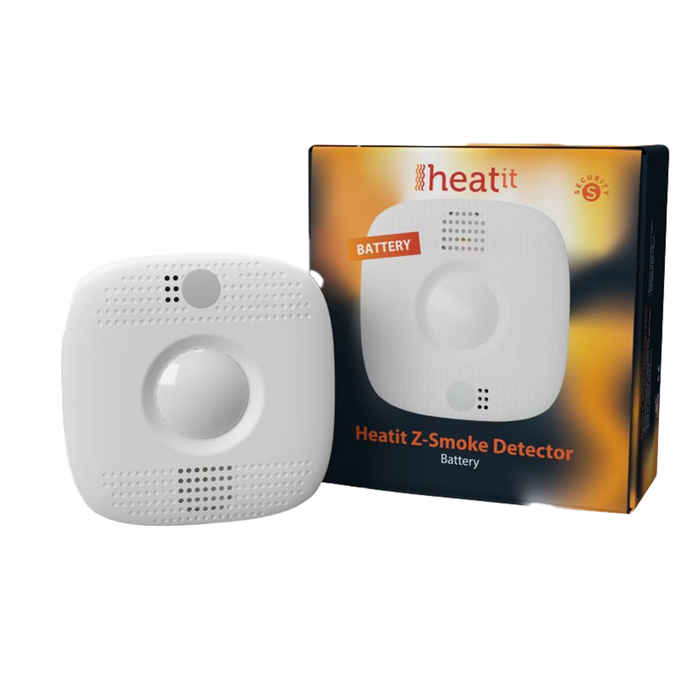 Heatit Z-Smoke Multisensor Battery weiß