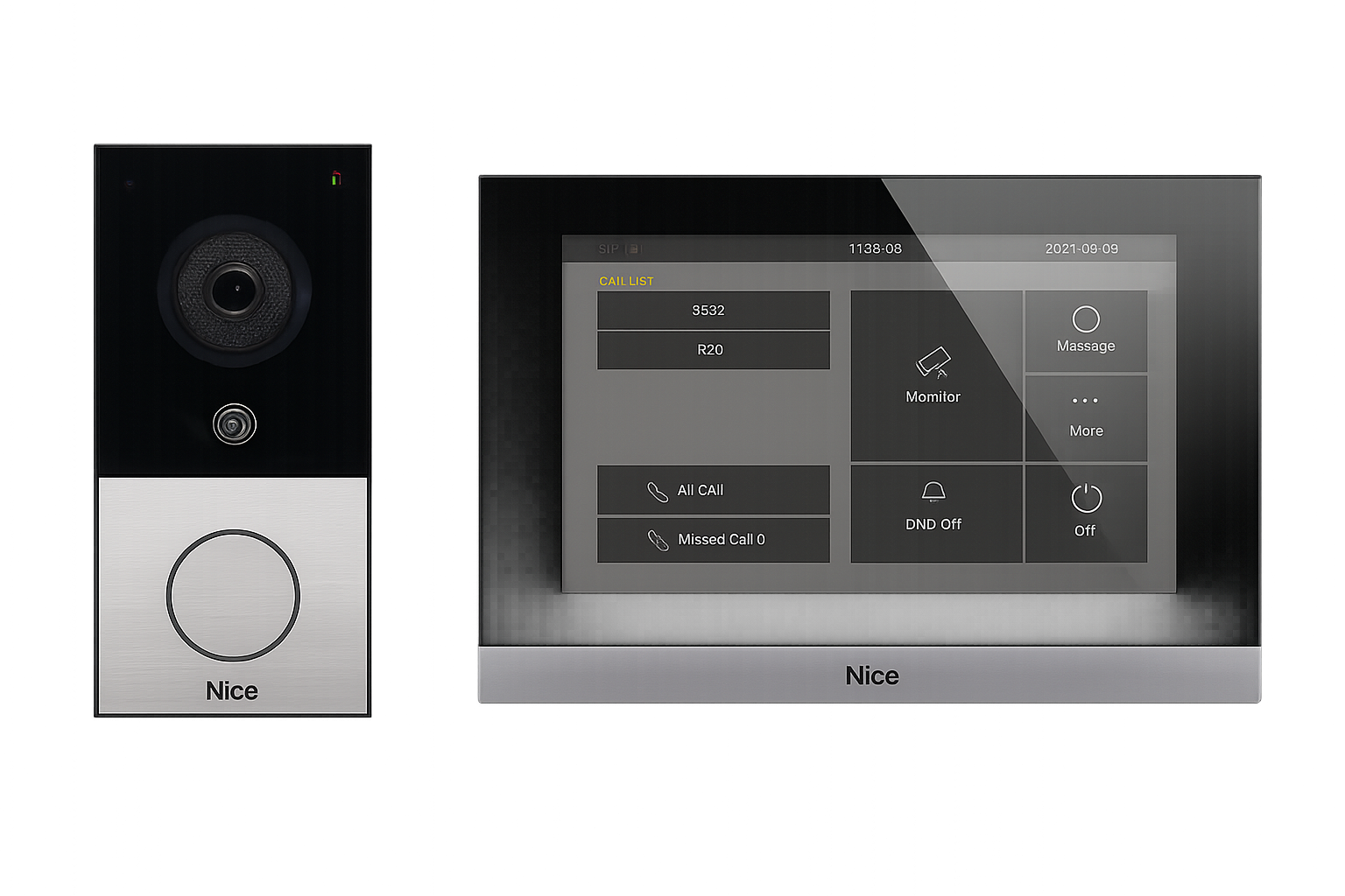 NICE MyBell IP – Premium-Video-Türsprechanlage - Komplettset