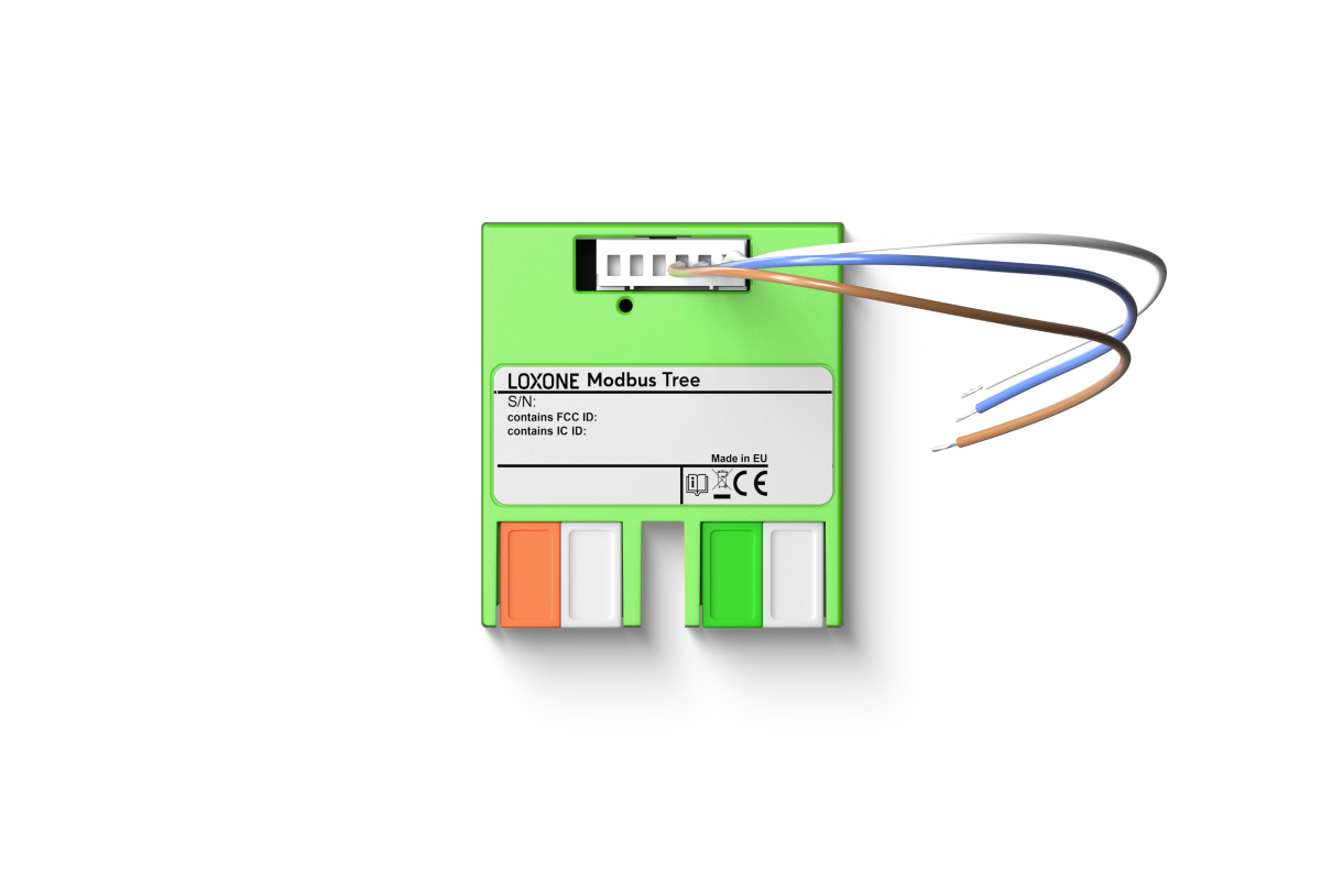 Loxone Modbus Tree, Modul mit Anschlussleitung